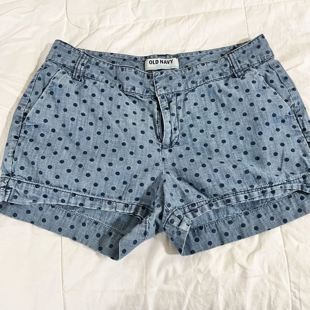 Women's Blue Polka Dot Old Navy Shorts in size 2